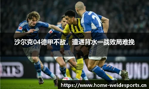 沙尔克04德甲不敌，遭遇背水一战败局难挽