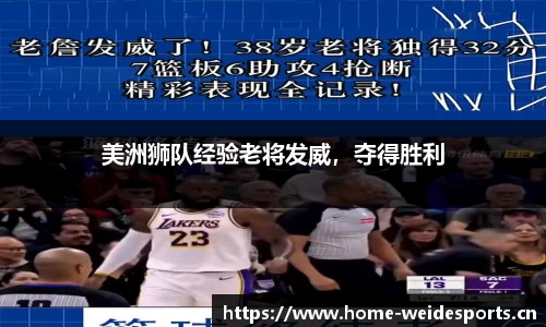 美洲狮队经验老将发威，夺得胜利